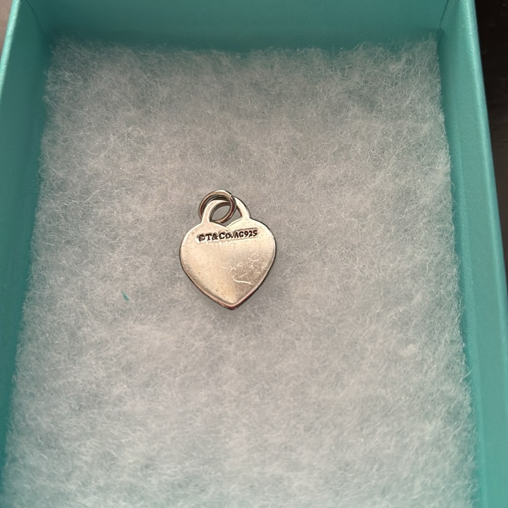 Heart Silver Tiffany pendant - Picture 2 of 3